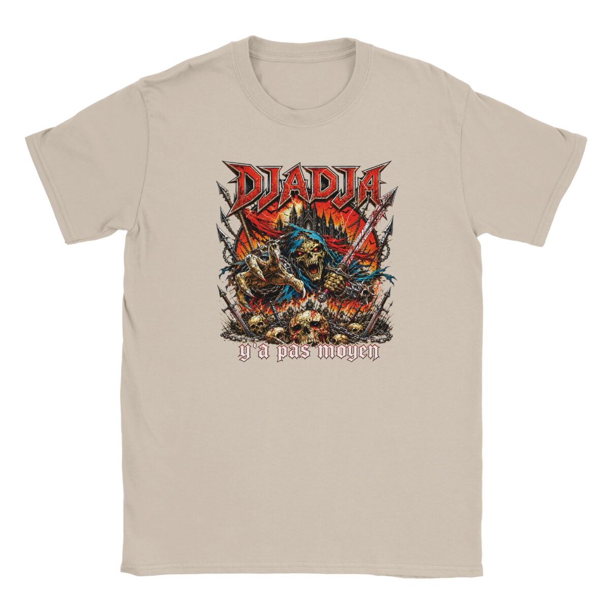 t-shirt Djadja Aya Nakamura Metal sable