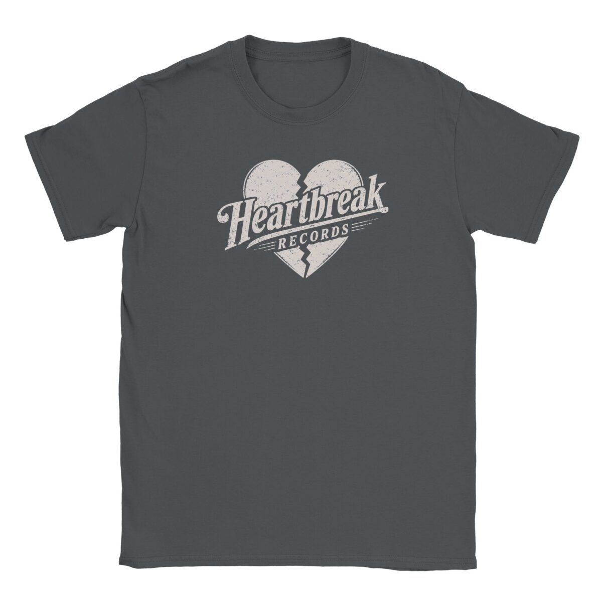 Tee-shirt Heartbreak Records gris