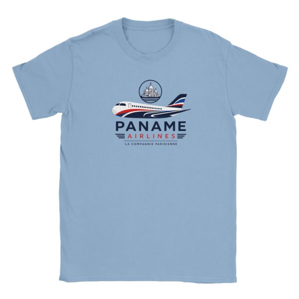t-shirt paname Airlines bleu