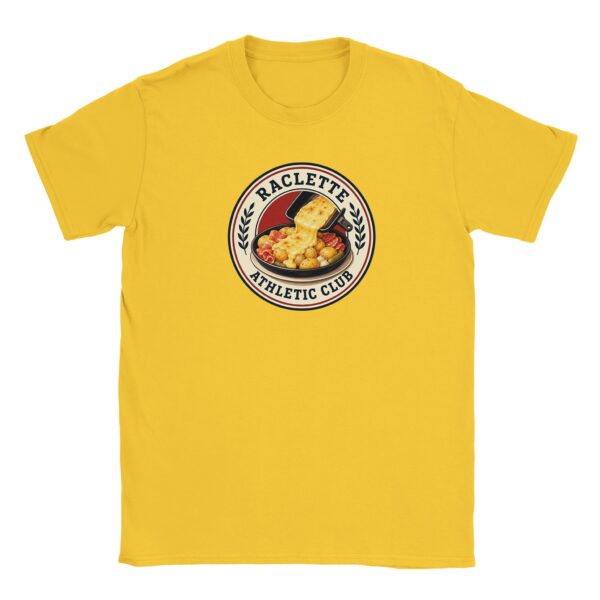t-shirt Raclette Athletic Club jaune