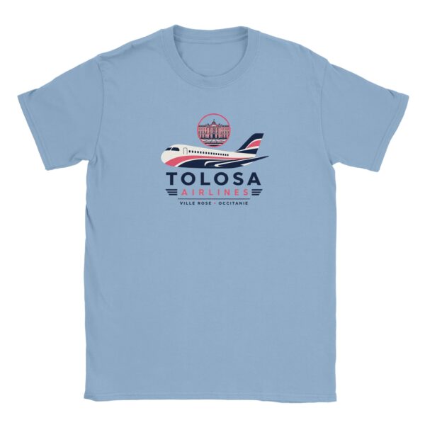 t-shirt Tolosa Airlines bleu