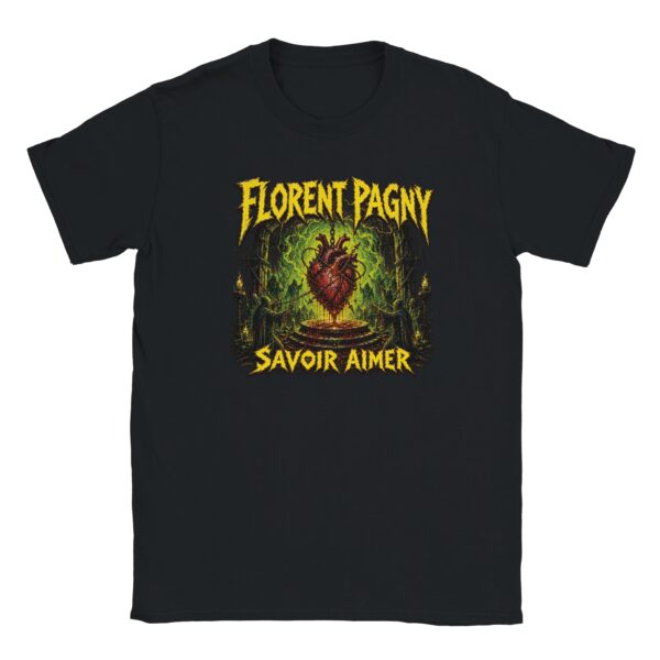 t-shirt Florent Pagny Metal noir