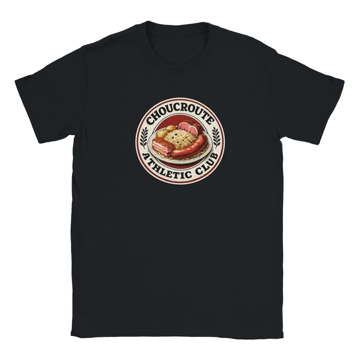 t-shirt Choucroute Athletic Club noir