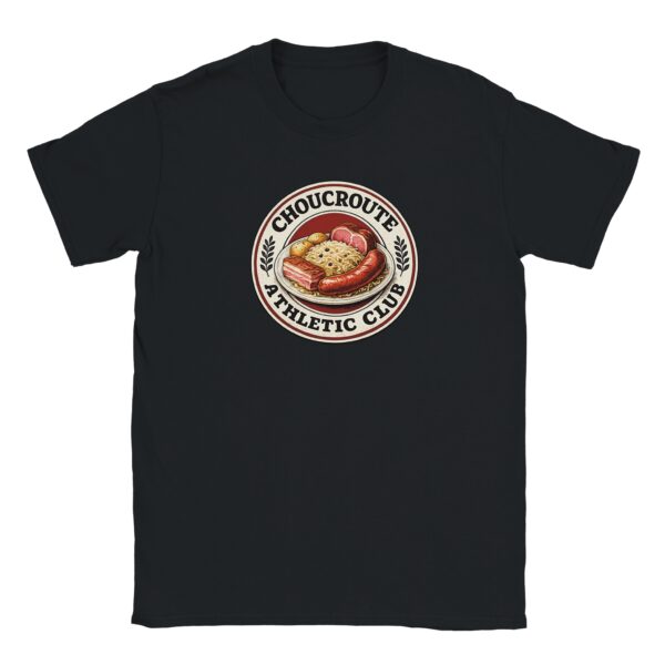 t-shirt Choucroute Athletic Club noir