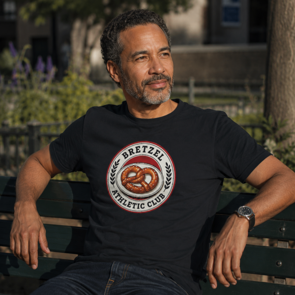 Un homme qui porte t-shirt Bretzel Athletic Club