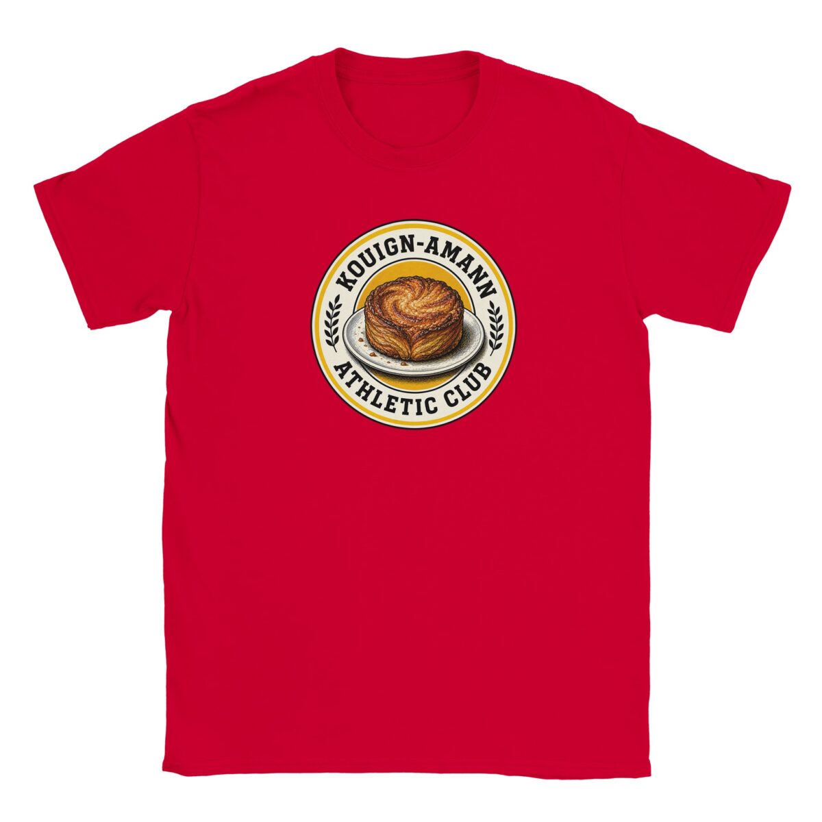 t-shirt Kouign-Amann Athletic Club rouge