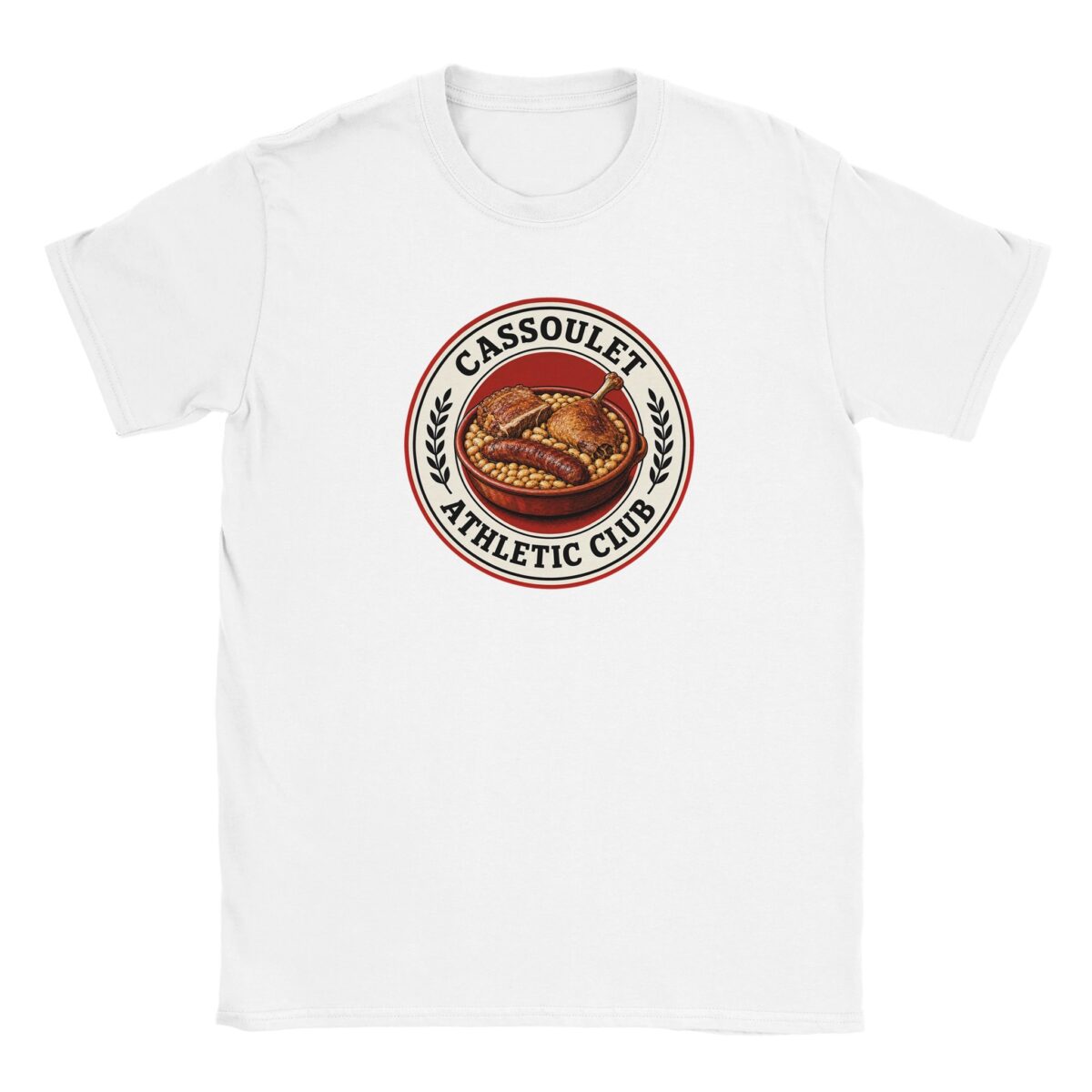 t-shirt Cassoulet Athletic Club blanc