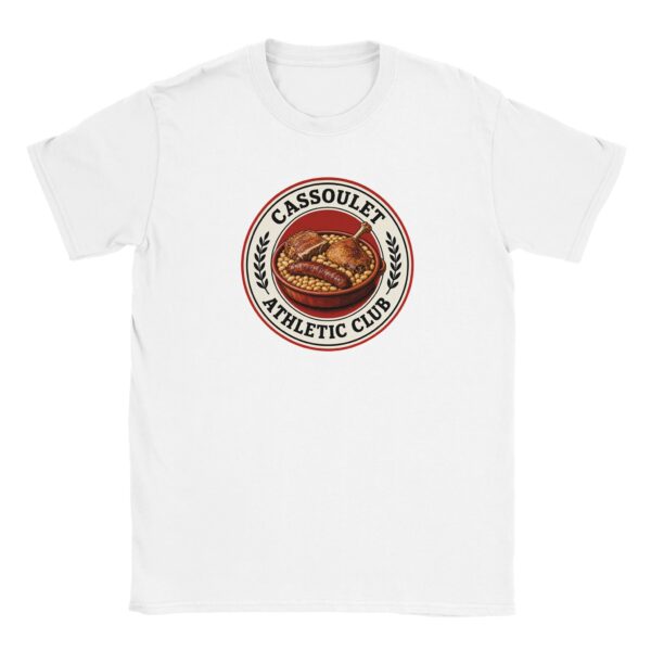 t-shirt Cassoulet Athletic Club blanc