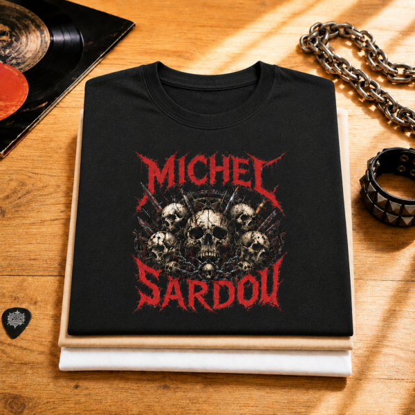 T-shirts Michel Sardou Metal , design metal parodique