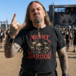 Michel Sardou - T-shirt Metal