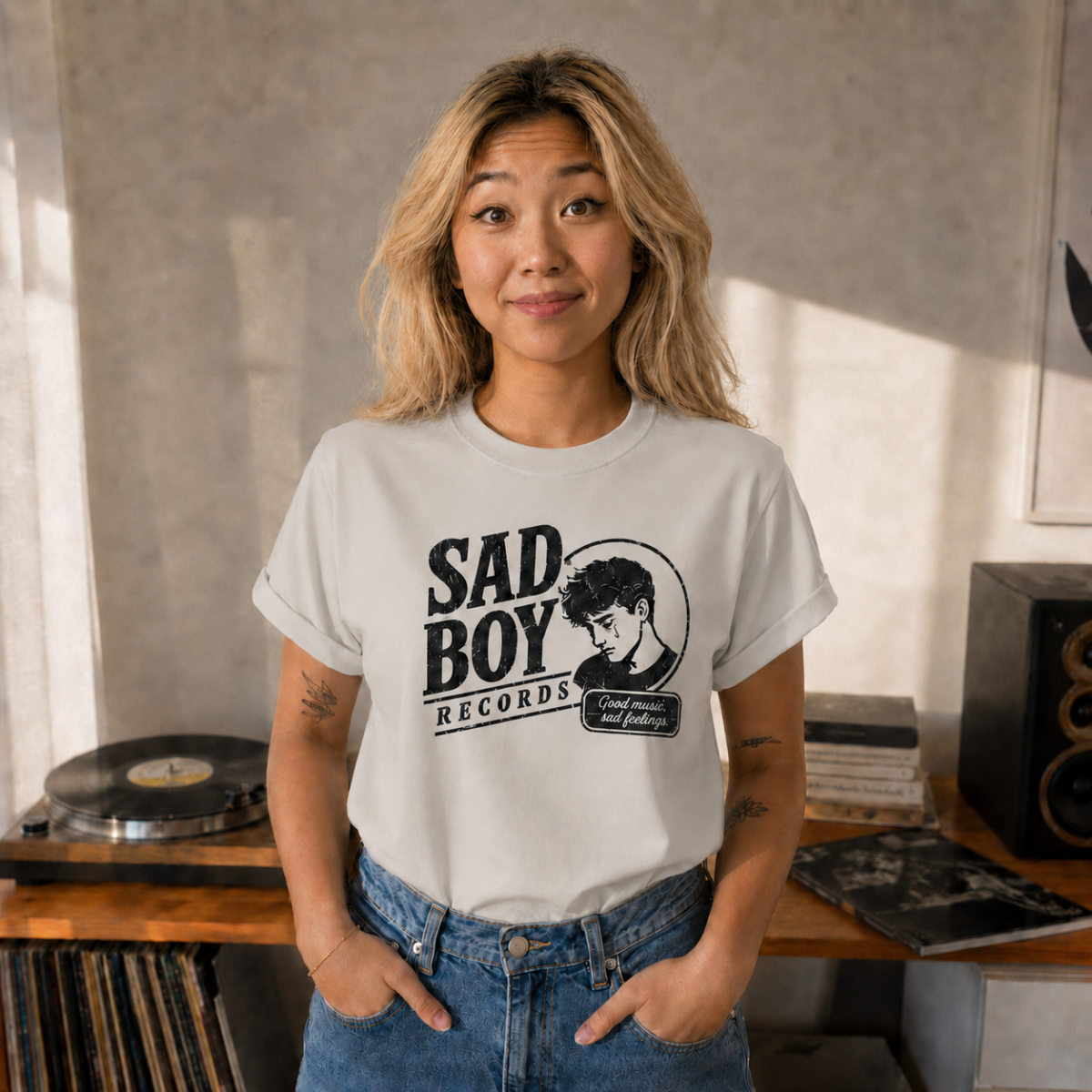 Sad Boy records - T-shirt