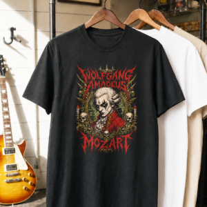 Mozart Metal – T-shirt Wolfgang Amadeus