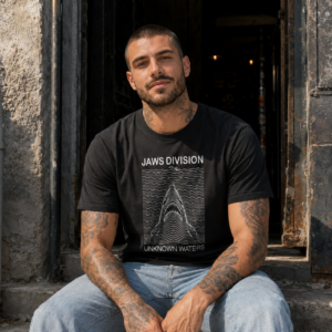 Jaws Division - Unknown Waters | T-shirt requin post-punk