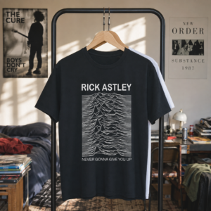 Rick Astley Joy Division | T-Shirt parodie