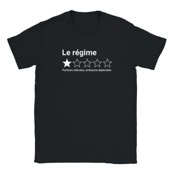 Tshirt régime | T-shirt humour sarcastique