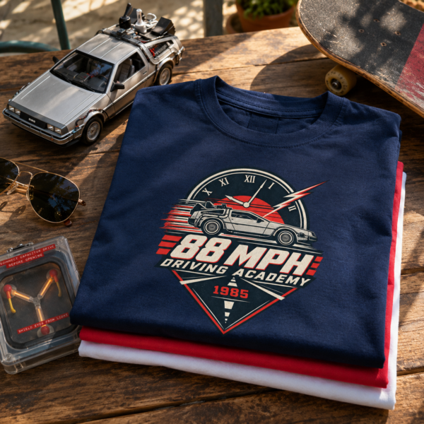 88 MPH Driving Academy 1985 | T-shirt Retour vers le futur