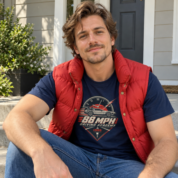 88 MPH Driving Academy 1985 | T-shirt Retour vers le futur