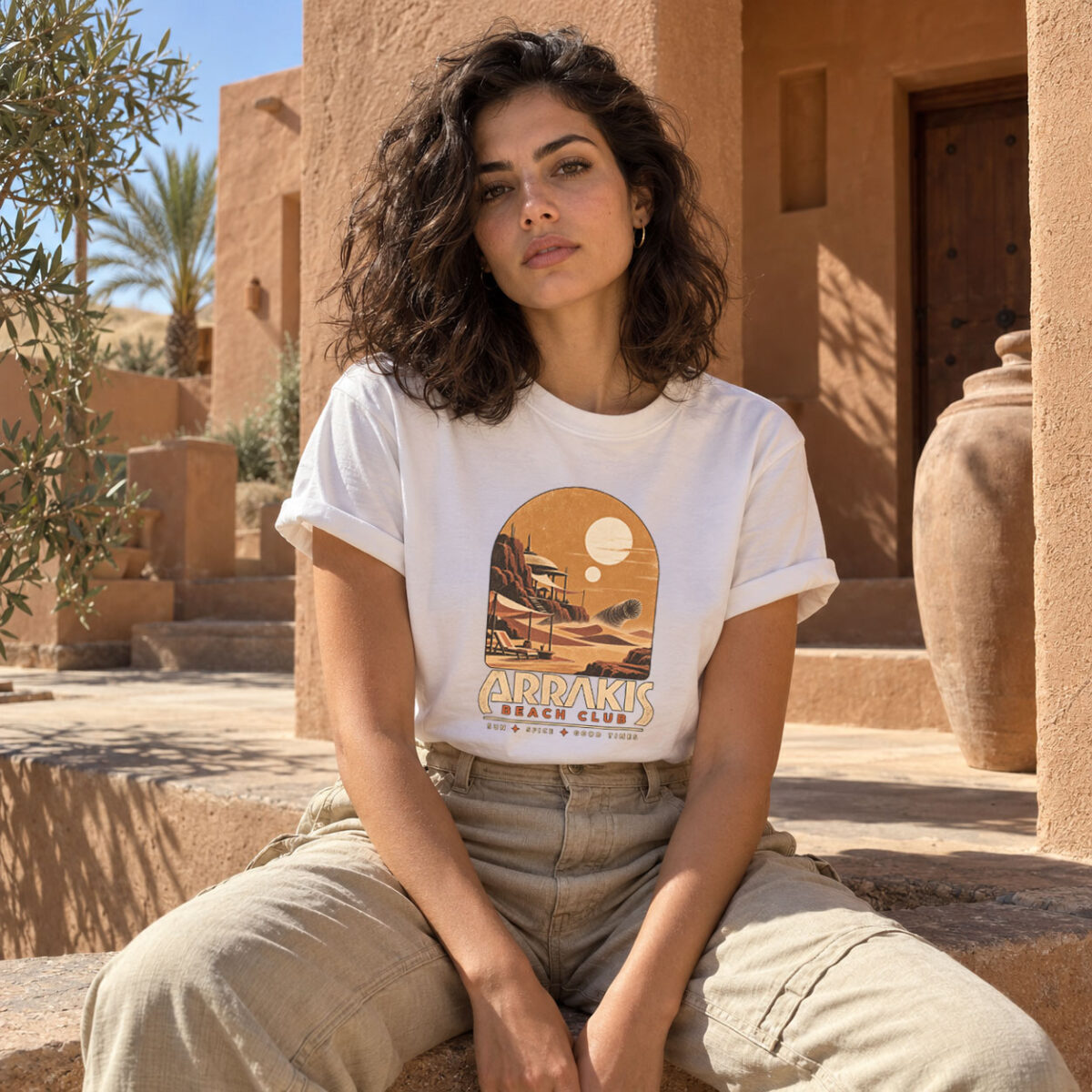 T-shirt Arrakis Beach Club inspiré de l'univers de Dune