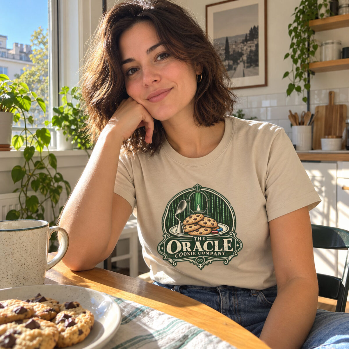 T-shirt Oracle Cookie Company inspiré du film Matrix