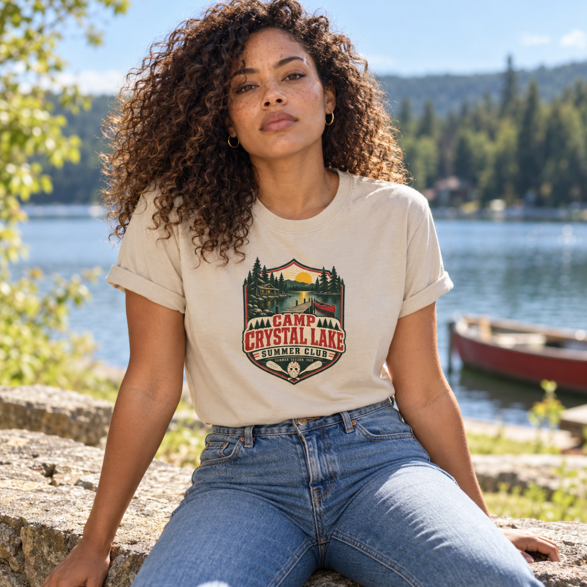 T-shirt Camp Crystal Lake inspiré du film Vendredi 13