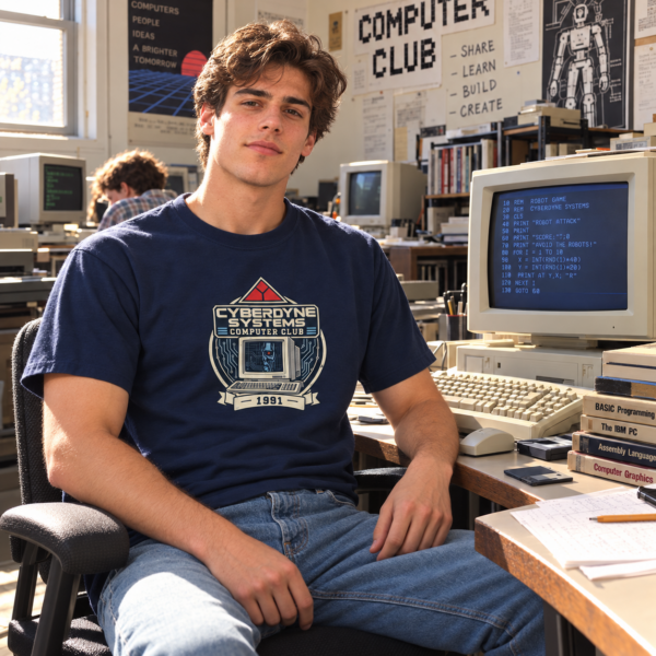 Cyberdyne Systems Computer Club 1991 | T-shirt Terminator 2 : Le Jugement dernier
